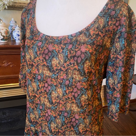 LuLaRoe Nicole Paisley Print Dress – 3XL NWT - Picture 3 of 9